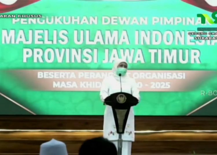 Sambutan Gubernur Jawa Timur Pada Pengukuhan MUI Jatim 15 Februari 2021
