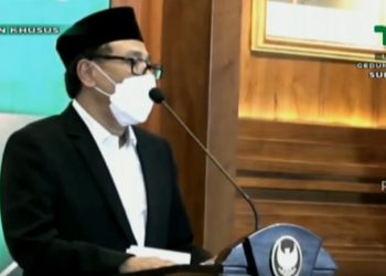 Sambutan KH Moh. Hasan Mutawakkil Alallah Pada Pengukuhan MUI Jatim 15 Februari 2021