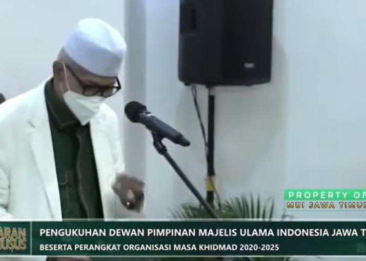 Sambutan Ketum MUI dalam pengukuhan MUI Jatim : Tunjukkan Jati Diri Ulama