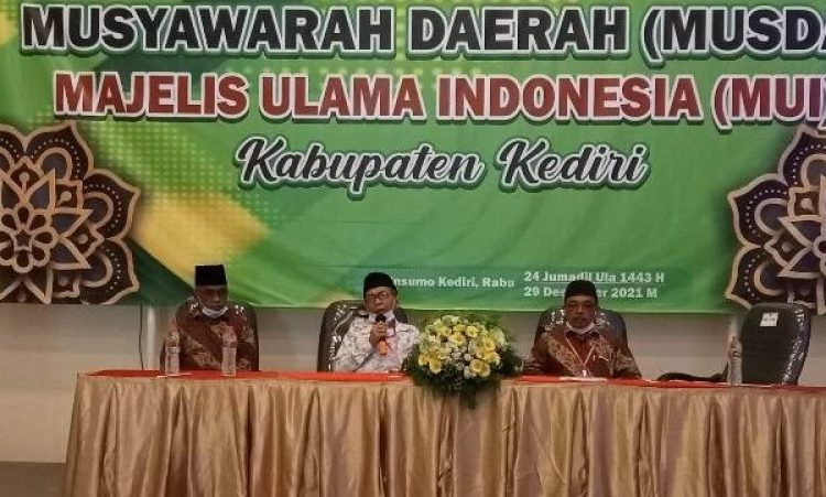KH Busro Terpilih Jadi Ketua MUI Kabupaten Kediri