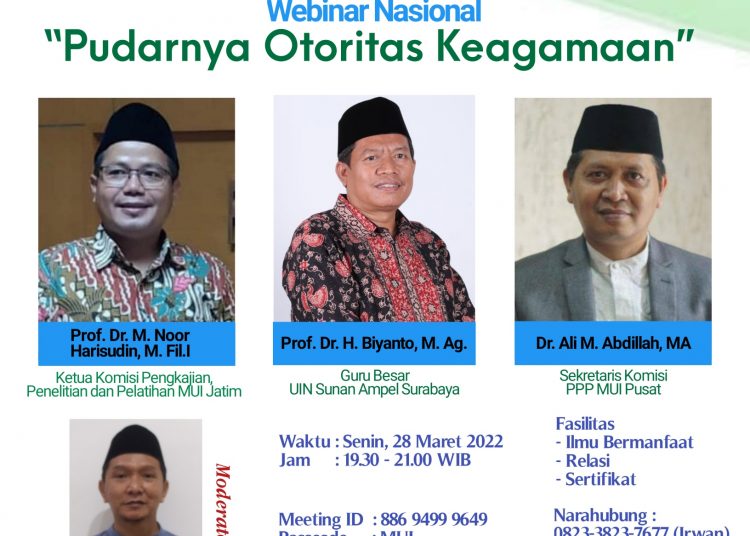 Edukasi Masyarakat Perihal Otoritas Agama, MUI Jatim Adakan Semnas