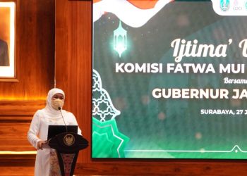 Resmi Dibuka, Gubernur Jatim Minta Ijtima’ Ulama Komisi Fatwa Digelar Berkala