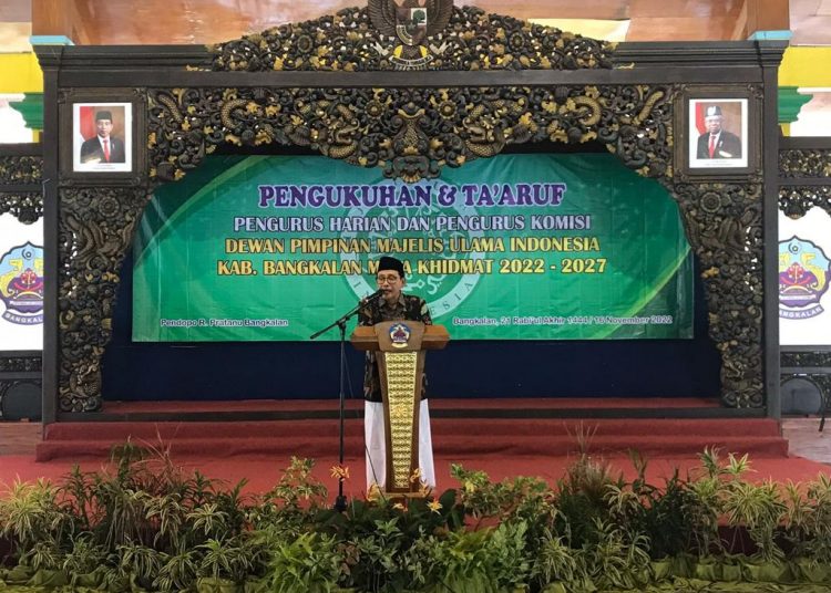 MUI Bangkalan Dikukuhkan, Pesan MUI Jatim Jaga Harmoni Keagamaan dalam Bingkai Kebhinekaan