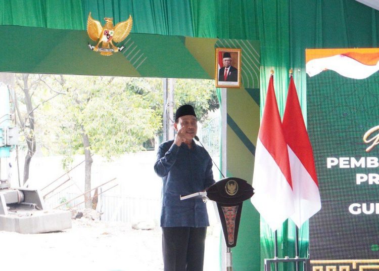 Groundbreaking Kantor MUI Jatim, Kiai Mutawakkil: Pusat Pengelolaan Organisasi dan Medan Perjuangan Ulama