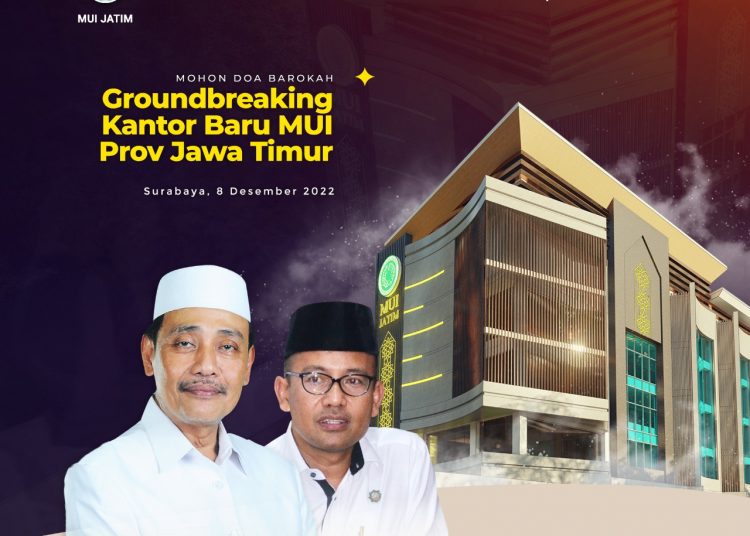 Gubernur dan Ketum MUI Jatim Hari Ini Groundbreaking Kantor Baru
