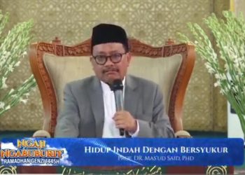 Ketua MUI Jatim, Prof Mas’ud Said Jelaskan Pentingya Syukur