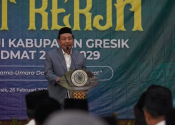 Pengukuhan MUI Gresik 2024-2029, Kiai Mutawakkil Jelaskan Tiga Program Strategis