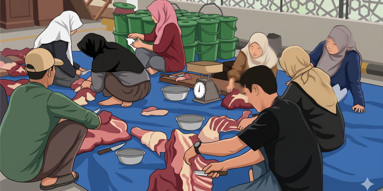 Wujud Kepedulian sebagai Khadimul Ummah, MUI Jatim Sembelih 6 Sapi Kurban dan Bagikan 1.000 Paket Daging untuk Masyarakat