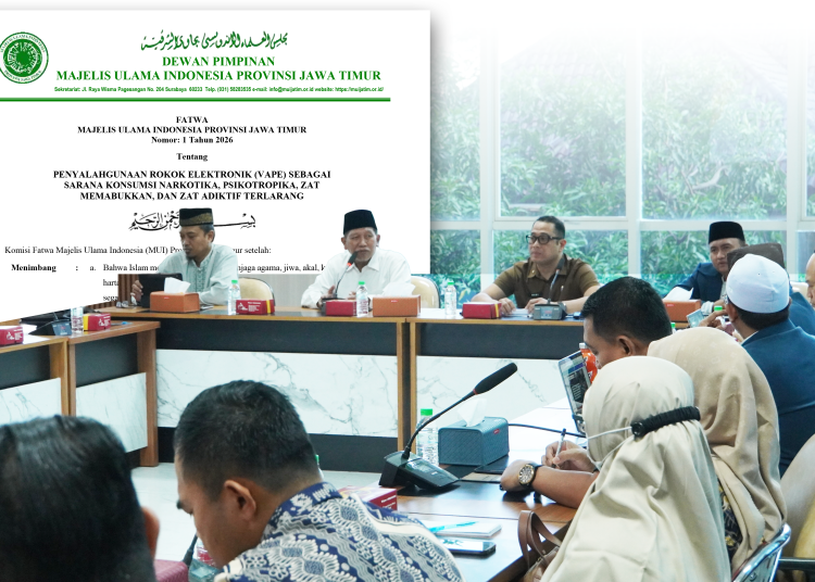 MUI Jatim Terbitkan Fatwa Haram Penyalahgunaan Vape untuk Narkotika dan Konsumsi di Ruang Publik