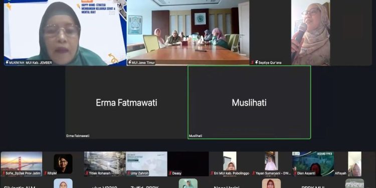 Tekan Angka Perceraian, PPRK MUI Jatim Gelar Webinar “Happy Home” untuk Bangun Ketahanan Keluarga