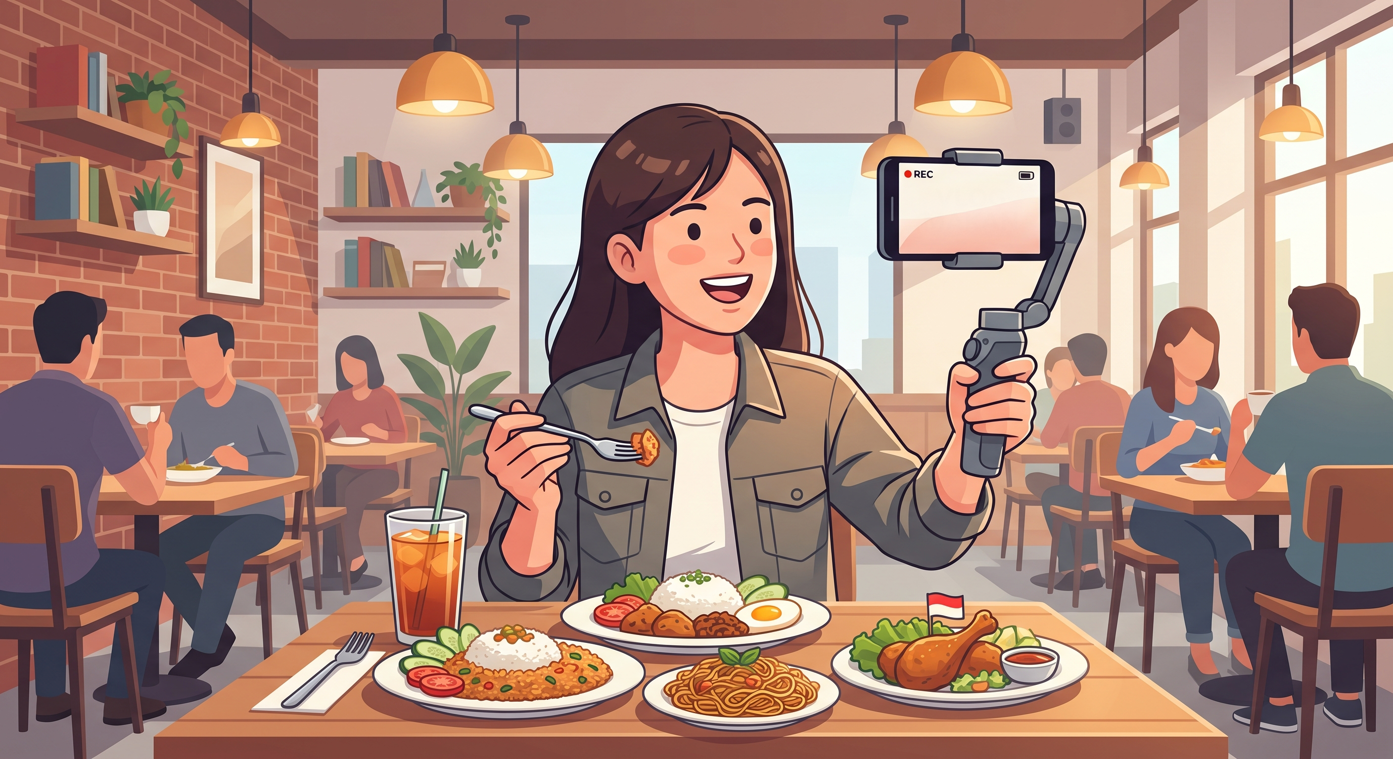 Bisnis Seorang Food Vloger 