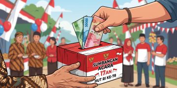 Uang Sumbangan, Kegiatan Agustusan dengan Iuran Dijadikan Hadiah, dan Tarian Joget