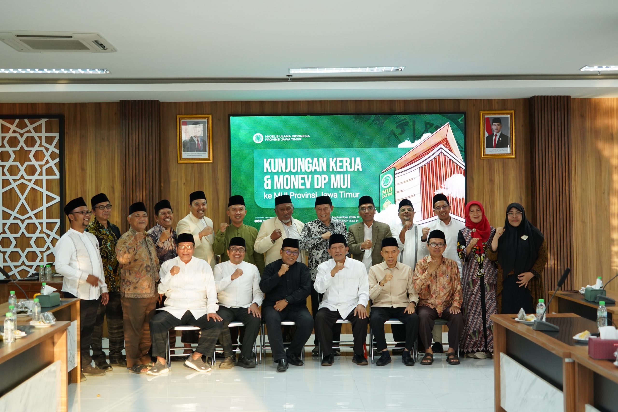 MUI Pusat Lakukan Kunjungan Kerja dan Monev ke MUI Jatim, Dorong Inovasi Dakwah Digital