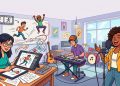 Hukum Menggambar, Animasi, Musik dan Nyanyian