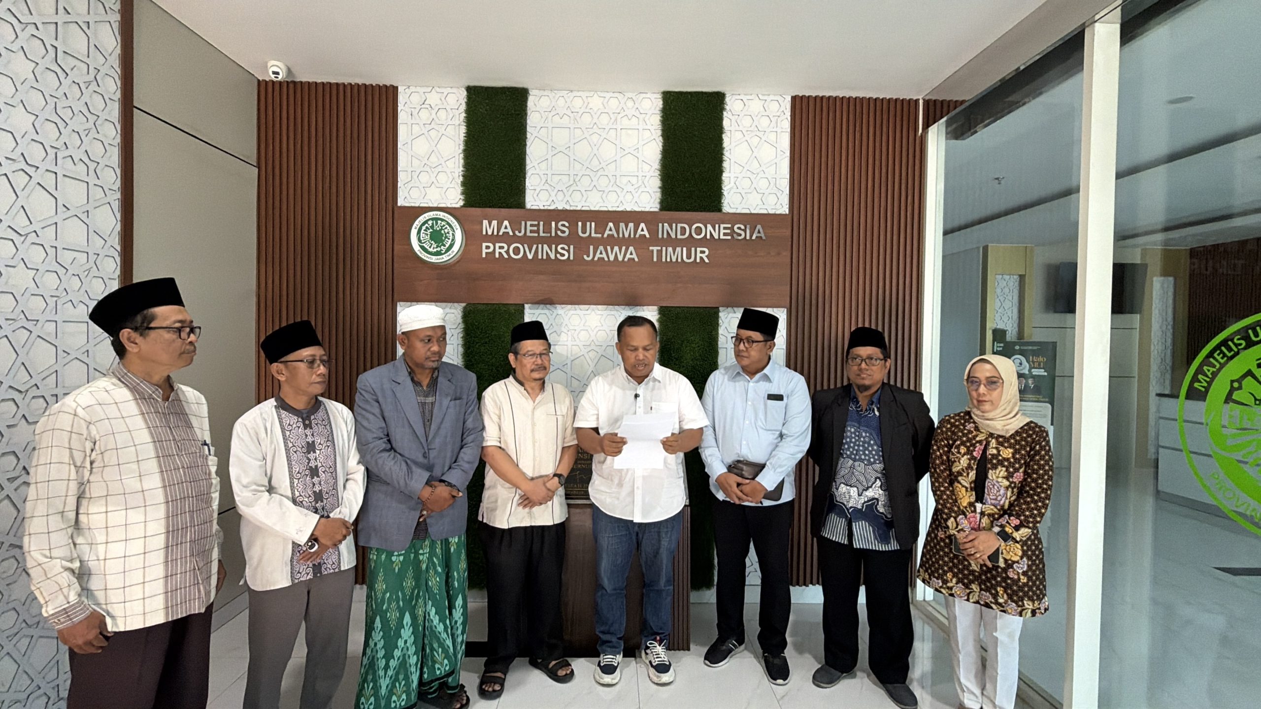 Setyo Budi Mularso Sampaikan Klarifikasi dan Permohonan Maaf di Kantor MUI Jatim