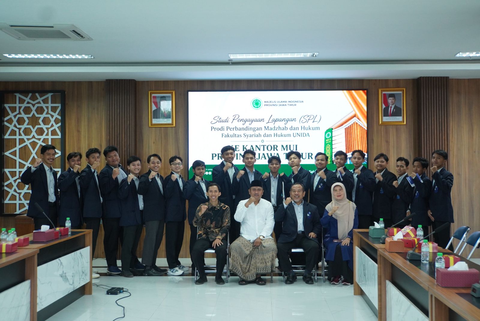 Mahasiswa Perbandingan Madzhab UNIDA Gelar Studi Pengayaan Lapangan ke MUI Jatim