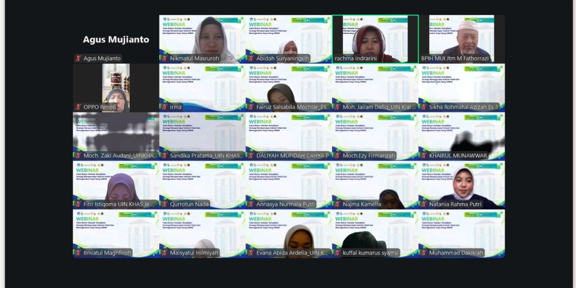 Kolaborasi BPIH MUI Jatim dan UNESA Gelar Webinar: Sertifikasi Halal Tingkatkan Daya Saing UMKM Bukan Sekadar Kewajiban
