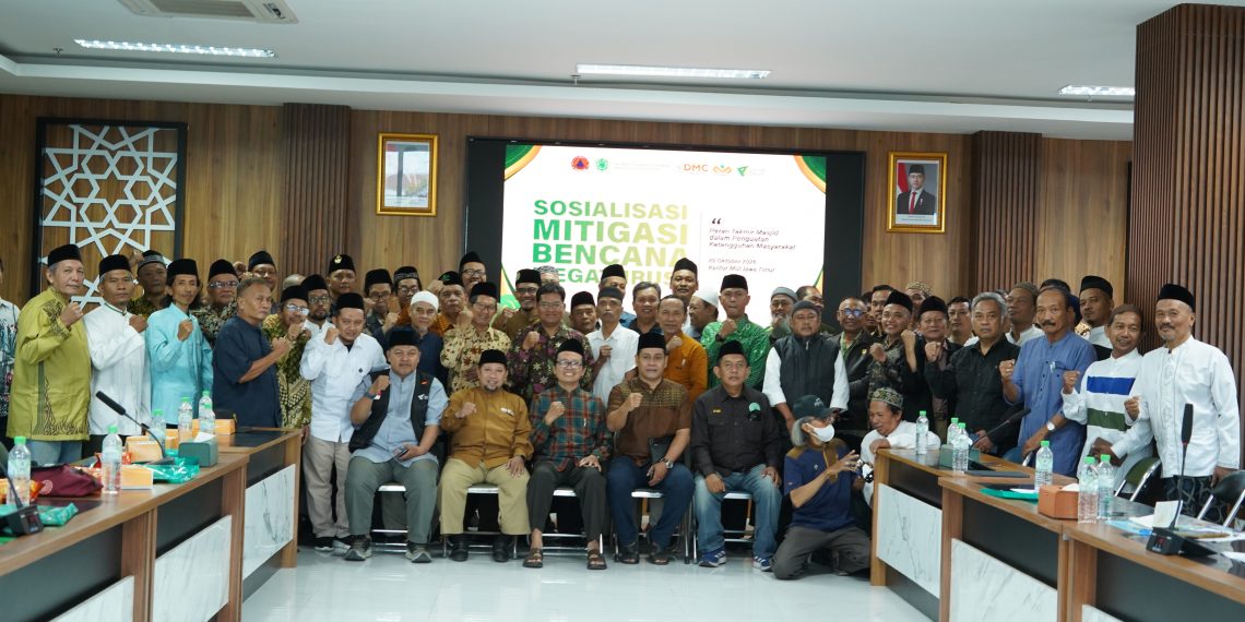 MUI Jatim Gelar Sosialisasi Mitigasi Bencana untuk Takmir Masjid, Pesantren, dan Sekolah