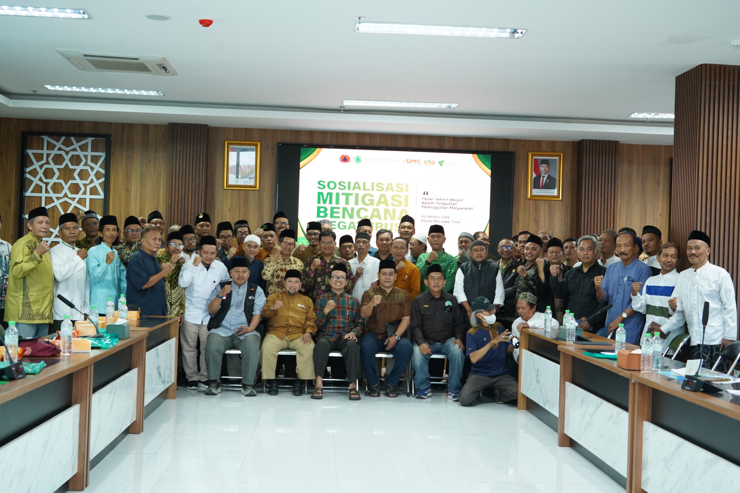 MUI Jatim Gelar Sosialisasi Mitigasi Bencana untuk Takmir Masjid, Pesantren, dan Sekolah