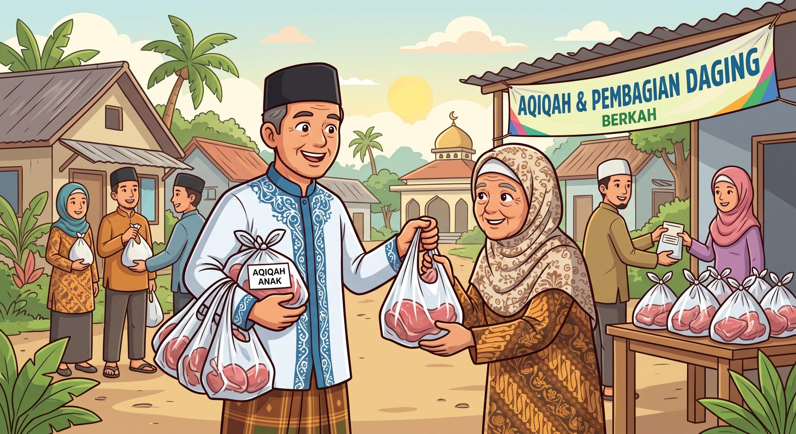 Status Hukum Daging Aqiqah Mentah vs Matang